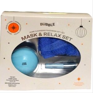 𝅺bubble Skincare Mask & Relax Pore Cleansing Face Mask Gift Set